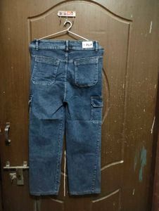 Combo Stylish Faded Blue/ Grey Cargo jeans