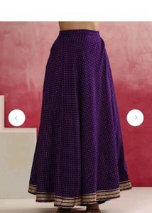 Vibrant Purple Polka Dot Lehenga Choli Set