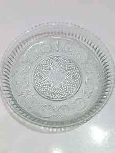 Big Glass Serving Plate
