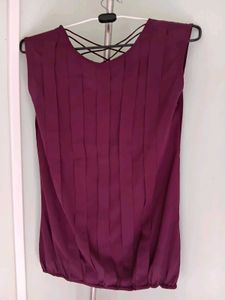 BRAND NEW Burgundy Top