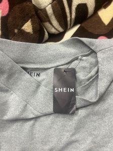 Gray Off-Shoulder sweatshirt