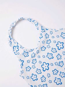 🌸Cute Floral Print Halter Crop Top🌸