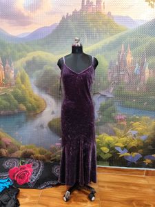 Purple Whimsigoth fishtail dress