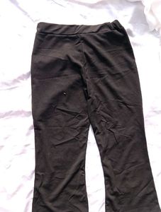Stylish Bootcut Pants with Gold Chain Detail