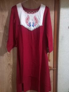 Embroidered Kurta Set with plazzo