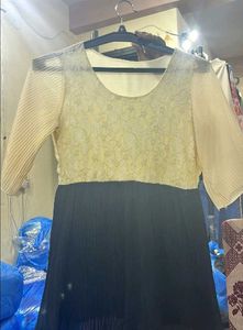 Elegant Two-Tone Dress