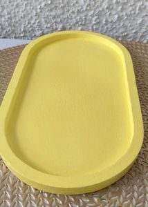💛 Yellow Concrete Tray💛