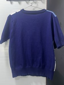 Colorblock Short Sleeve Sweater