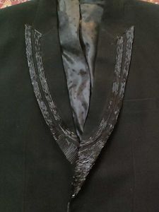 Embellished Mens Black Blazer