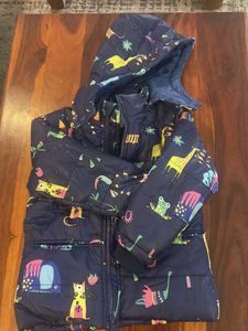 Kids Puffer Jacket Animal Print