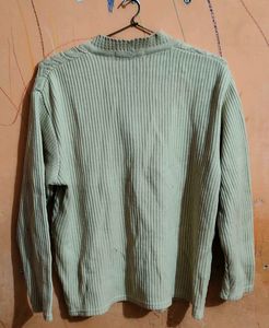Ladies Woollen Cable Knit Button Cardigan