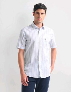 Arrow half sleeve Men's Striped Casual Shirt