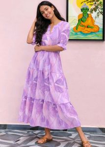 Beautiful Purple Maxi Dress