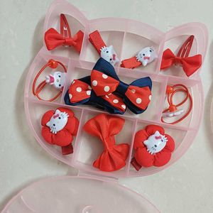 Hello Kitty Korean Hair Clips Set for kids