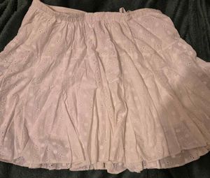 White short skirt