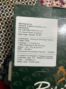 Reid &amp; Taylor Shirt Fabric Set