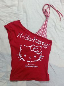 Hello Kitty One Shoulder Top