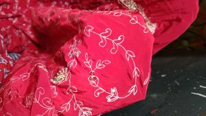 Beautiful Red Bridal Lehenga Choli Set