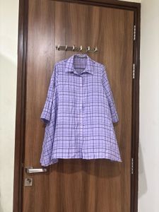 lavender shirt