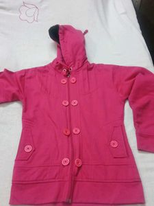 Pink Hooded Jacket