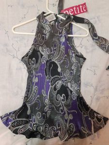 🔥BEST DEAL🔥Women's Elegant Purple Bow Top