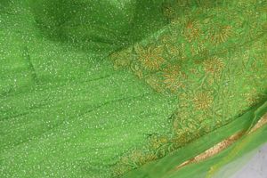Vibrant Green Embroidered Kurta Set