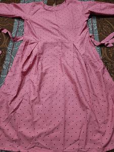 Pink Polka Dot Dress