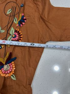 Floral Hand Made Embroidered Dress