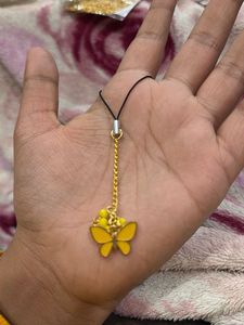 Cute Butterfly Phone Charm