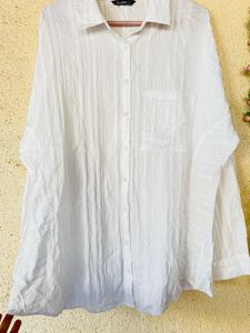 Classic White Button-Down Shirt