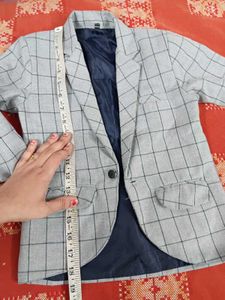 Boys Checked Suit Set