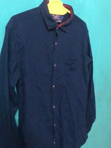 Navy Blue Full Sleeve Shirt