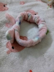 Cute Plush Headband with Bow