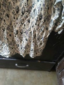 Stylish Abstract Print Tunic Top