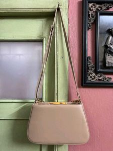 Chic Chain Accent Shoulder Bag