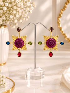 Exquisite Multicolo stone Earrings