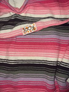 Striped Halter Neck Top