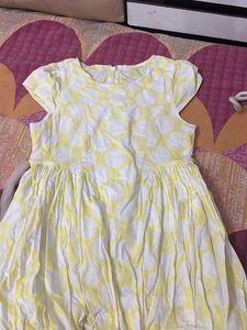 Cute Yellow Polka Dot Dress