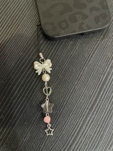 Cute Charm Phone Strap 🎀🤍