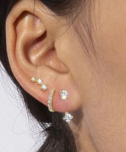 Rhinestone Artificial jewellery-Earring Set