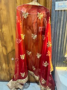 Embroidered Velvet Lehenga