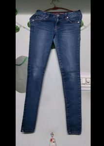 Blue Denim Skinny Jeans