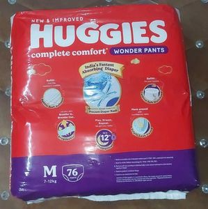 Huggies Wonder Pants Diapers M (76 Pcs)