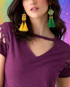 Colorful Tassel Earrings - Statement Jewelry
