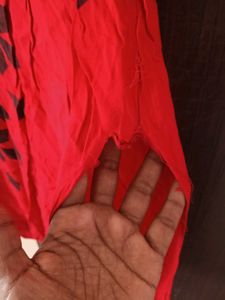 Block And Red Colour Kurti