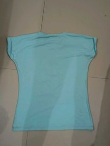 Light Blue "Sassy Authentic" Graphic T-Shirt