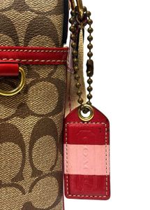 Coach Signature Stripe Crossbody Bag