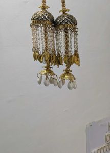 Exquisite Gold Kaleerein with Pearls