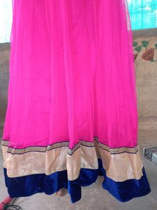 Beautiful Long Dress with Velvet Jacket
