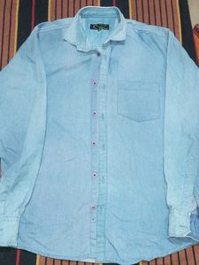 Men's Light Blue Button-Up Shirt combo